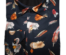 Load image into Gallery viewer, Claudio Lugli Feathers Long Sleeve Shirt